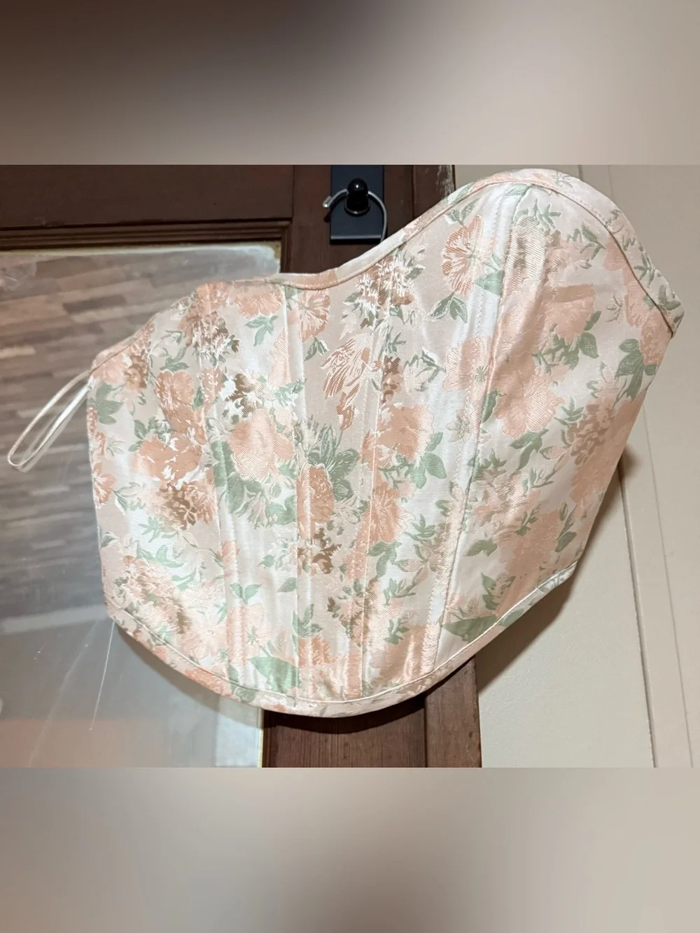 Alter’d State NWT Abbie Floral Corset Tube Top - Picture 3 of 5